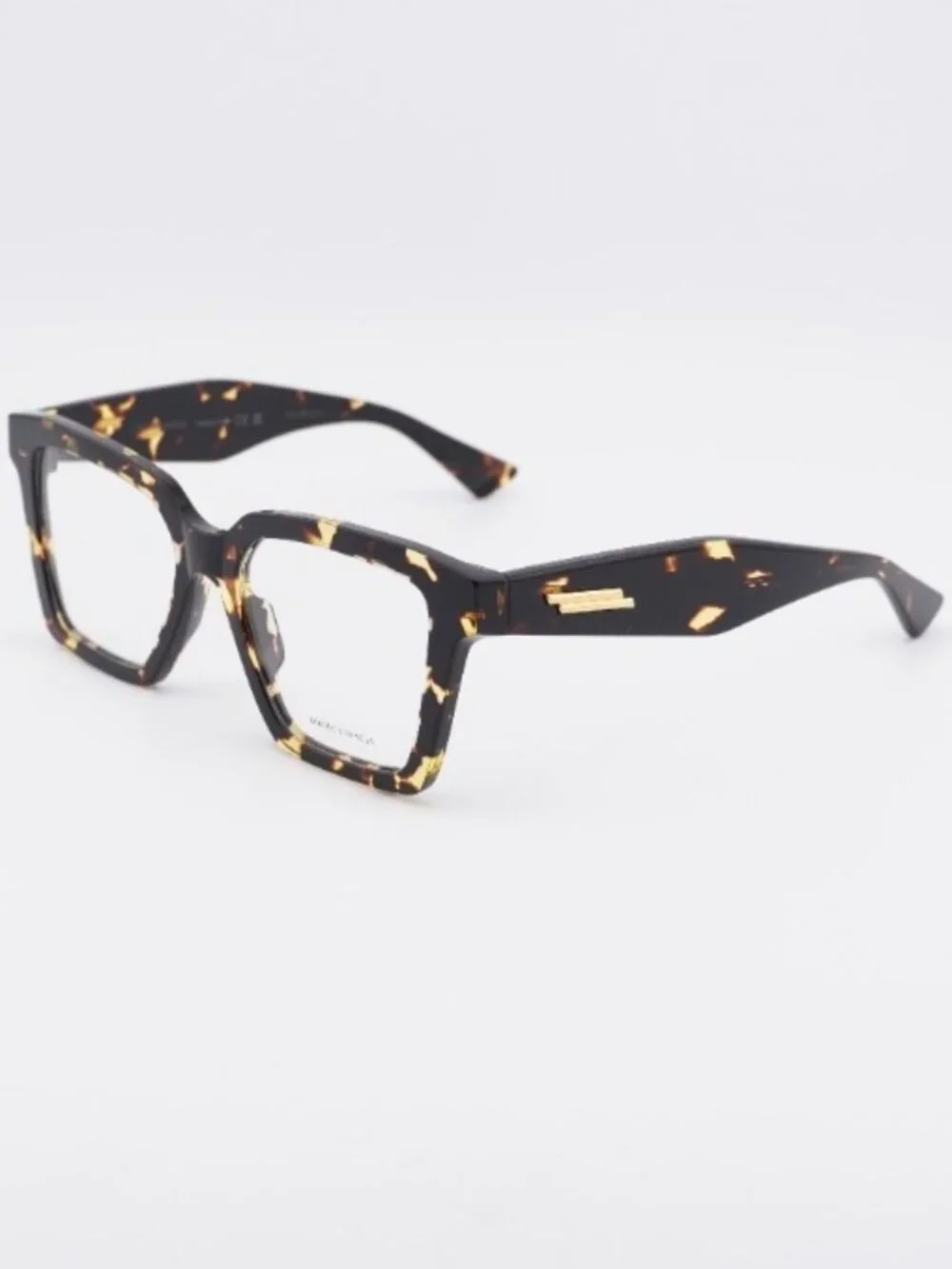 Bottega Veneta BV1458O 002 Eyeglasses Havana 52mm Square Frame